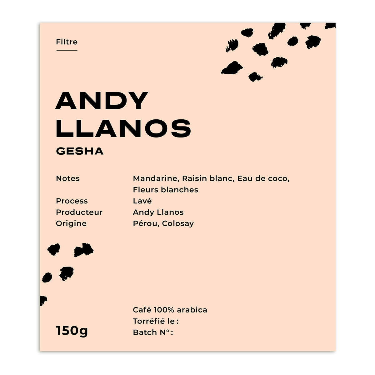 ANDY LLANOS - GESHA - PÉROU