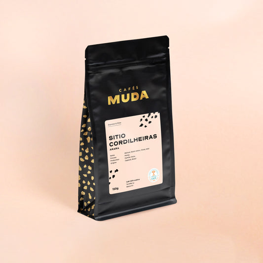 Packaging du café Sitio Cordilheiras du Brésil - variété arara